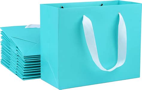 teal gift bags